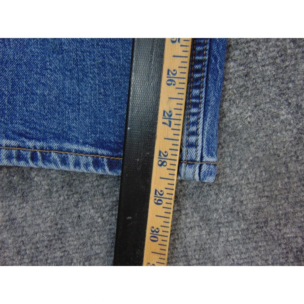 Levi's 541 Mens 38x29 Athletic Taper Blue Solid Denim Jeans Classic Casual